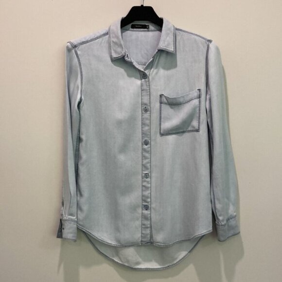 ARITZIA  Montana Chambray Button Down - Picture 10 of 13